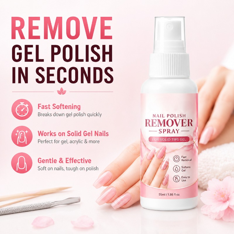 Nail Art Fake Nails - Nail Remover Spray Solid Nail Gel