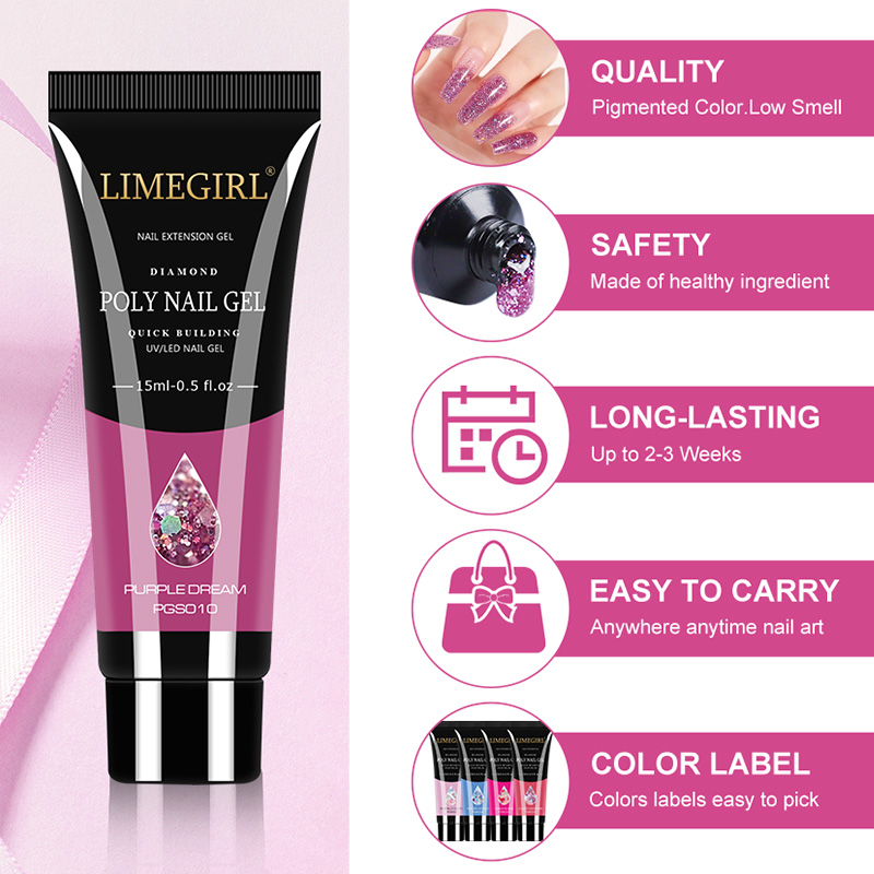 LIMEGIRL 15ml Nail Art Kit Pol - Nail Art Extension Cat Eye review and price