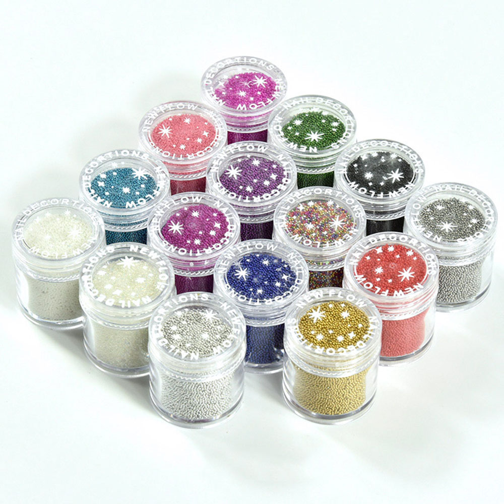 1 Bottle Caviar Nail Art Bead  - Nail Art Xmas review and price
