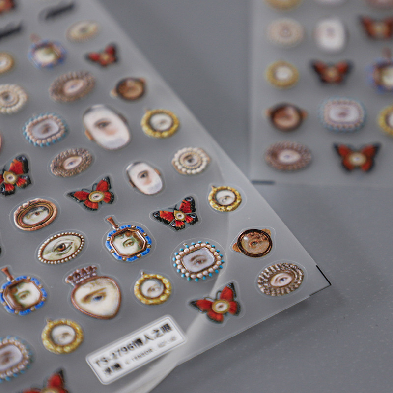 1pcs 5D Embossed Halloween Mix - Nail Art Xmas review and price