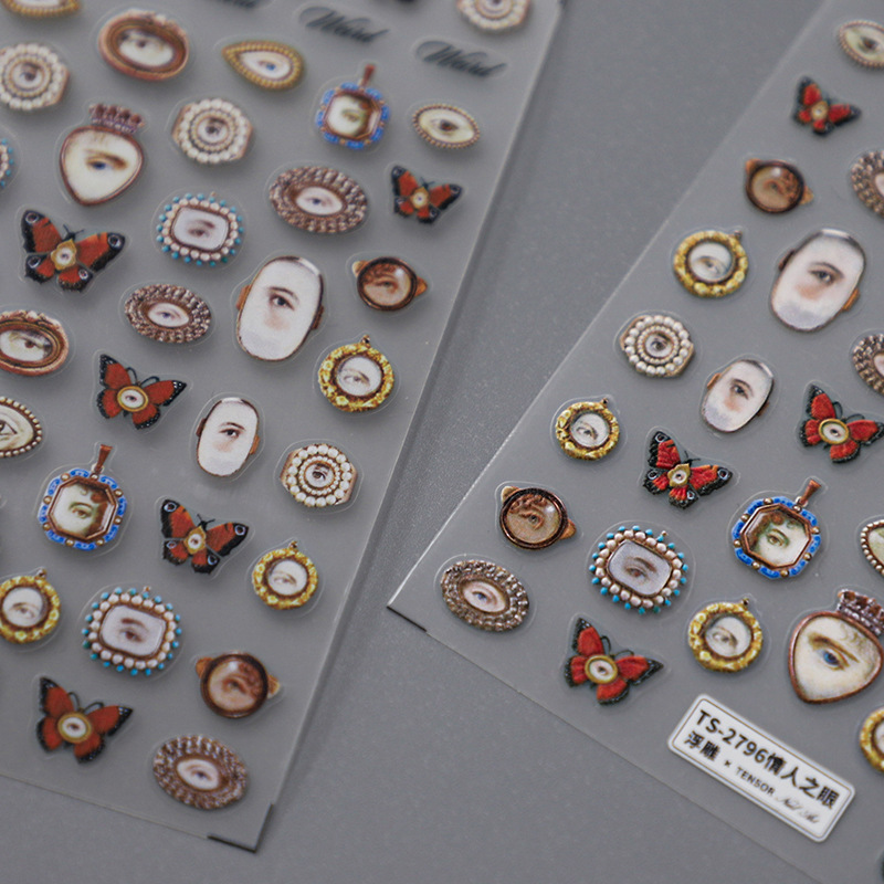 1pcs 5D Embossed Halloween Mix - Nail Art Xmas review and price