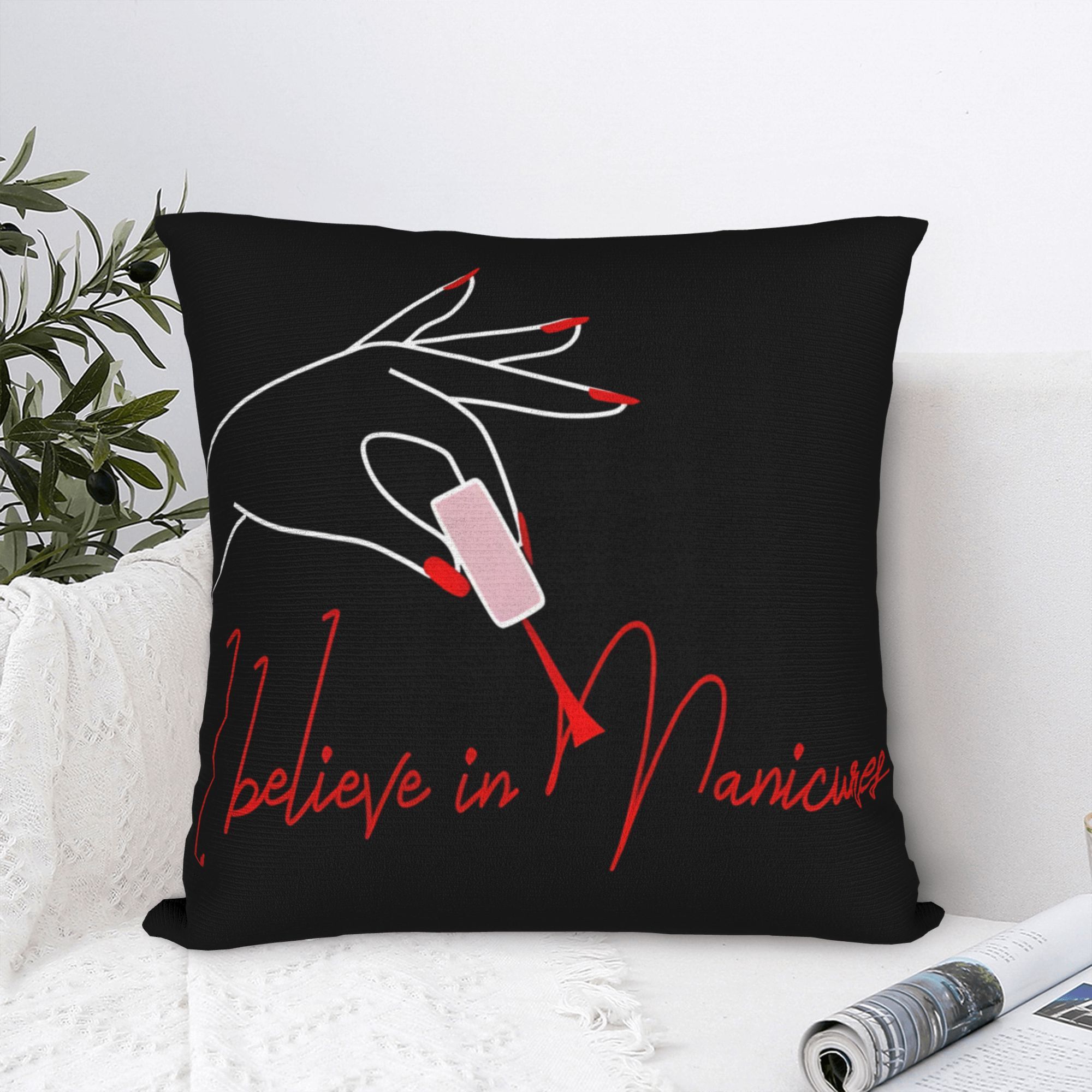 Funny Manicure Nail Art Pillow - Nail Art Quotes Funny review and price