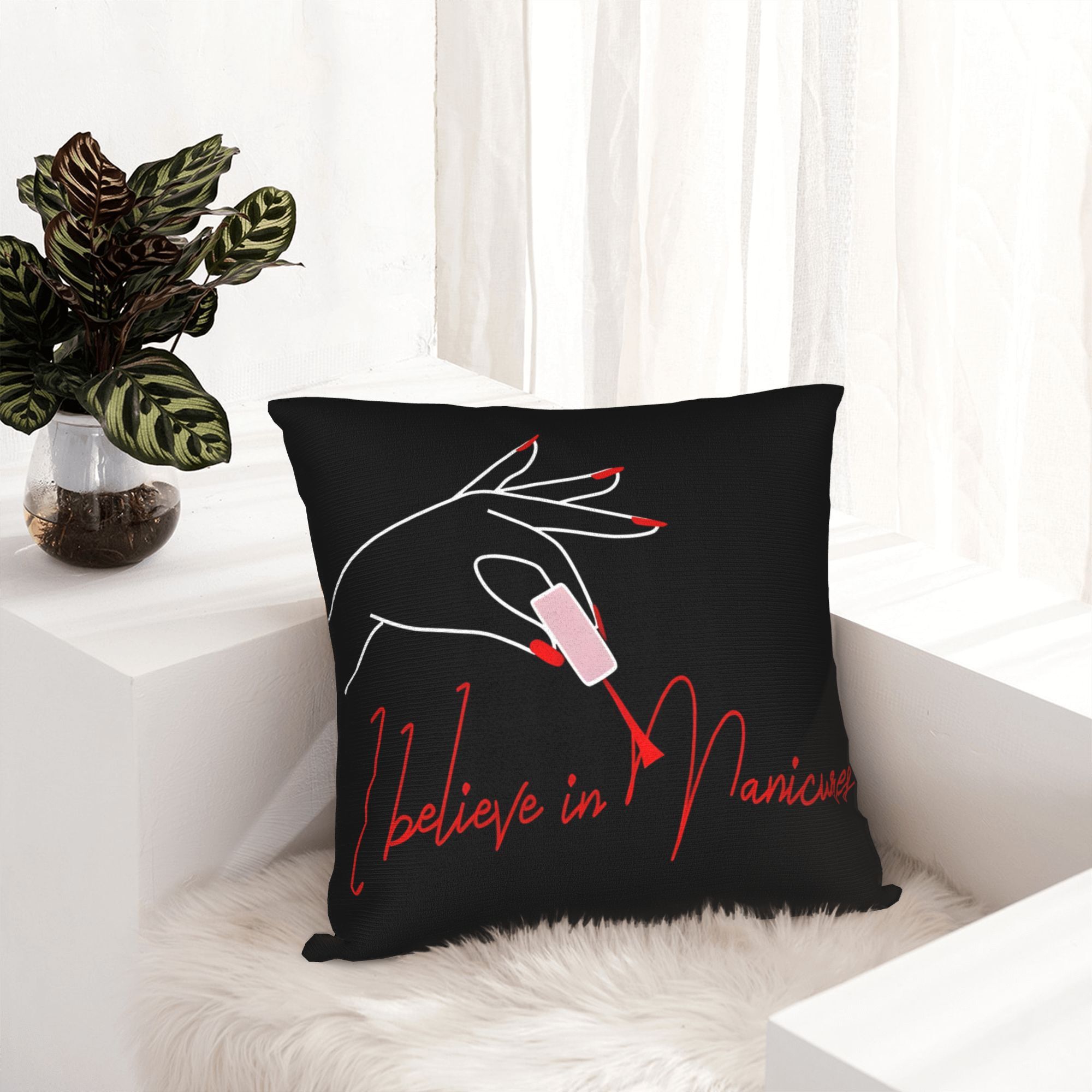 Funny Manicure Nail Art Pillow - Nail Art Quotes Funny review and price