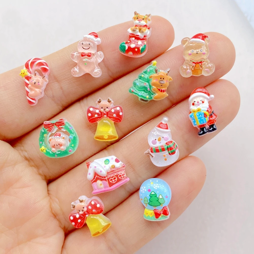 50pcs Resin Mini Cartoon Chris - Nail Art Xmas review and price