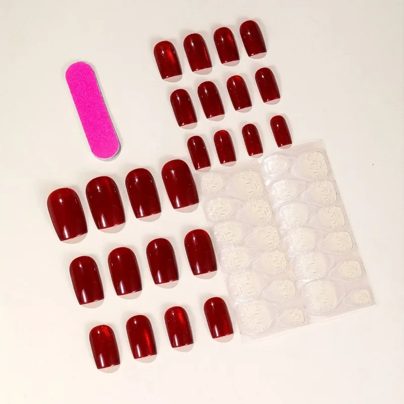 24 Pcs Fingernails Cat Eye Fak - Nail Art Pink Cat Eye review and price