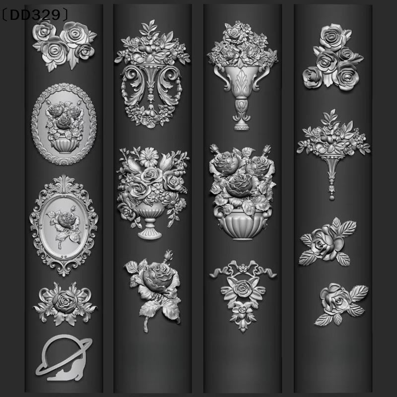 3D Vintage Relief Bouquet Nail - Nail Art Vintage review and price