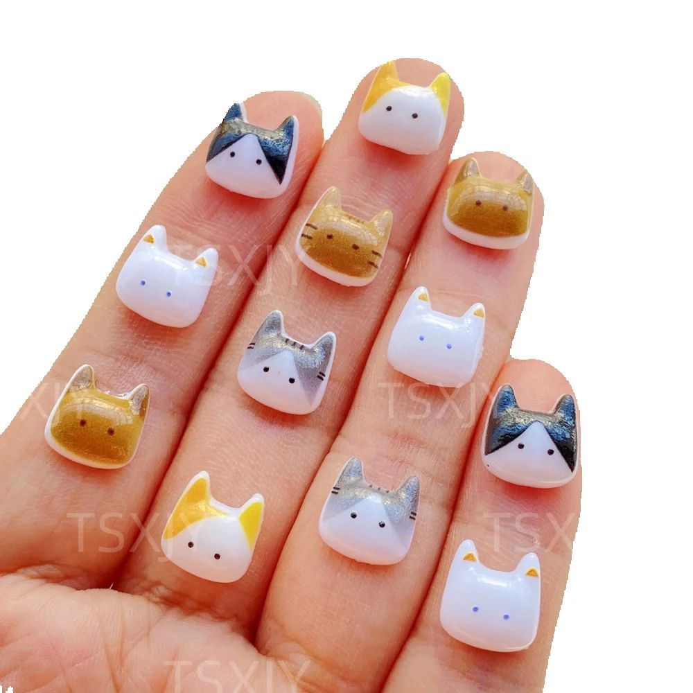 50pcs Cute Mini Cartoon Animal - Nail Art Xmas review and price