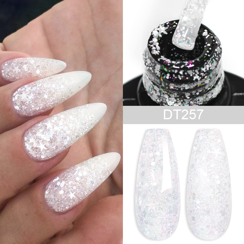 MEET ACROSS 7ml Snowflakes Seq - Nail Art Xmas review and price