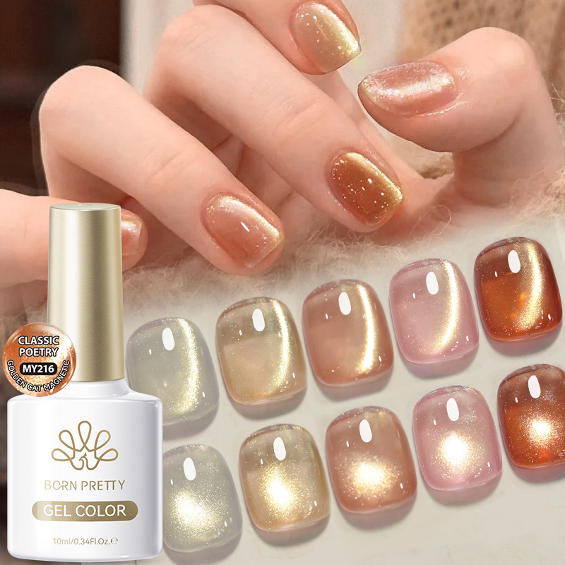 BORN PRETTY 10ml Pink Gold Cat - Nail Art Xmas review and price