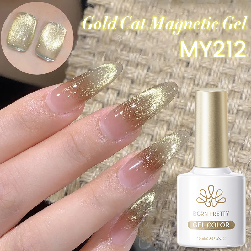BORN PRETTY 10ml Pink Gold Cat - Nail Art Xmas review and price