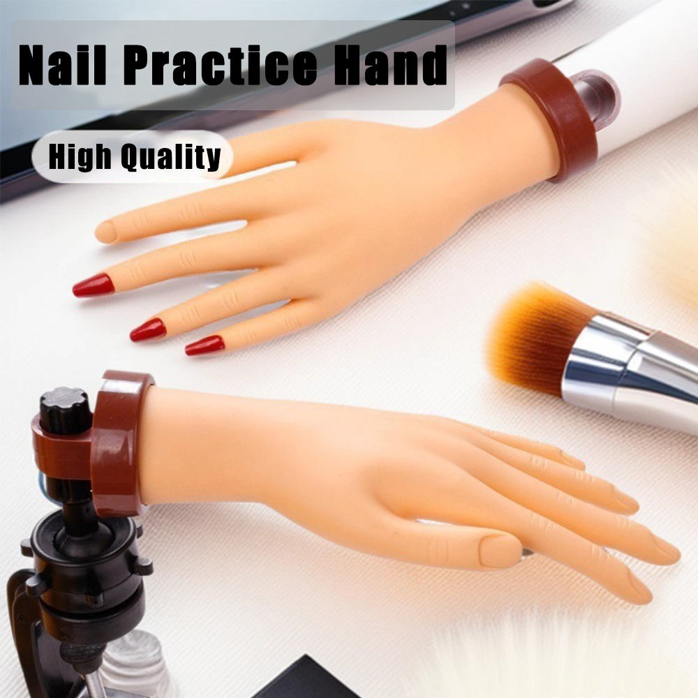 Flexible Silicone Nail Practic - Nail Art Fake Nails review and price