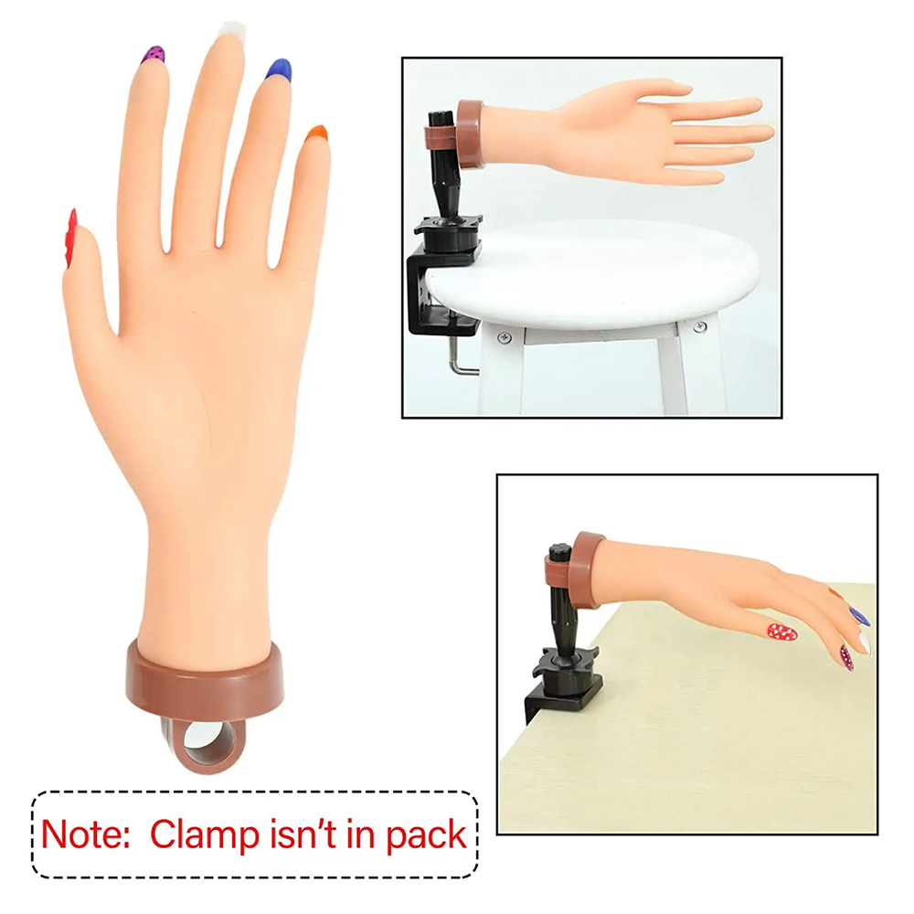 Flexible Silicone Nail Practic - Nail Art Fake Nails review and price