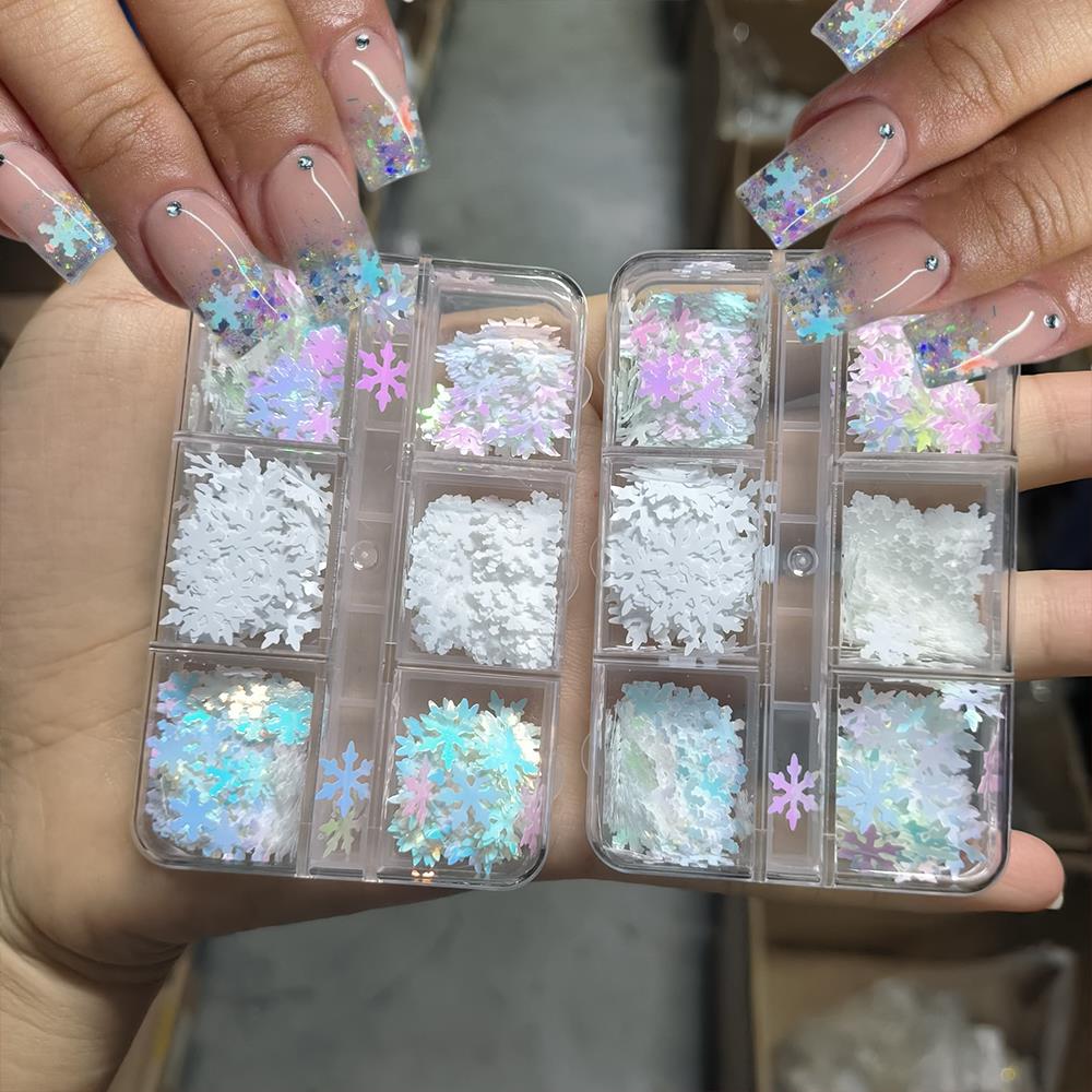 6/12Grids 3D Aurora Christmas  - Nail Art Xmas review and price