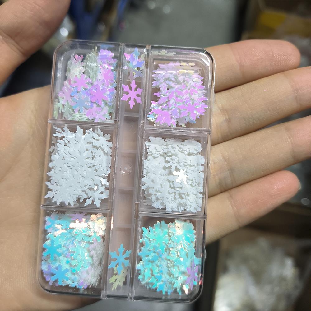 6/12Grids 3D Aurora Christmas  - Nail Art Xmas review and price