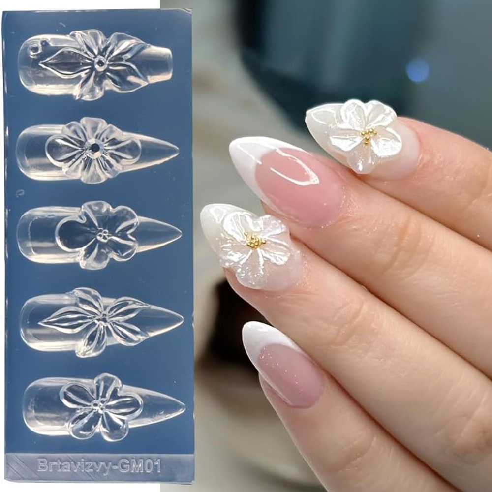 Floral 3D Nail Art Silicone Mo - Nail Art Vintage review and price