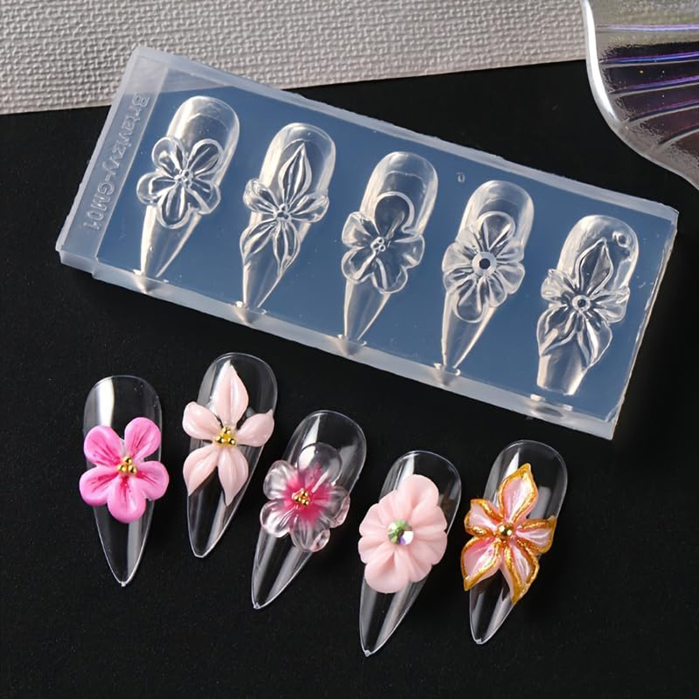 Floral 3D Nail Art Silicone Mo - Nail Art Vintage review and price