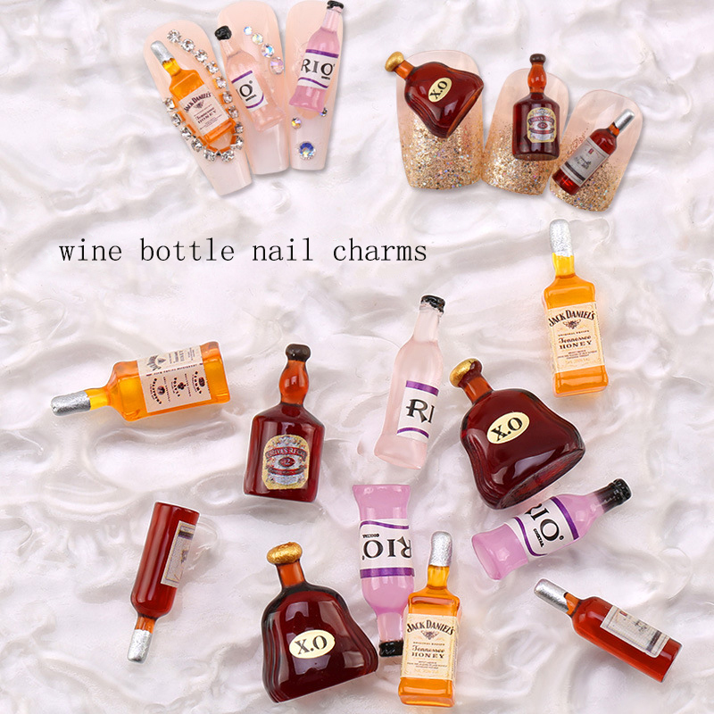 20*pcs New Wine Bottle Nail Ch - Nail Art Xmas review and price