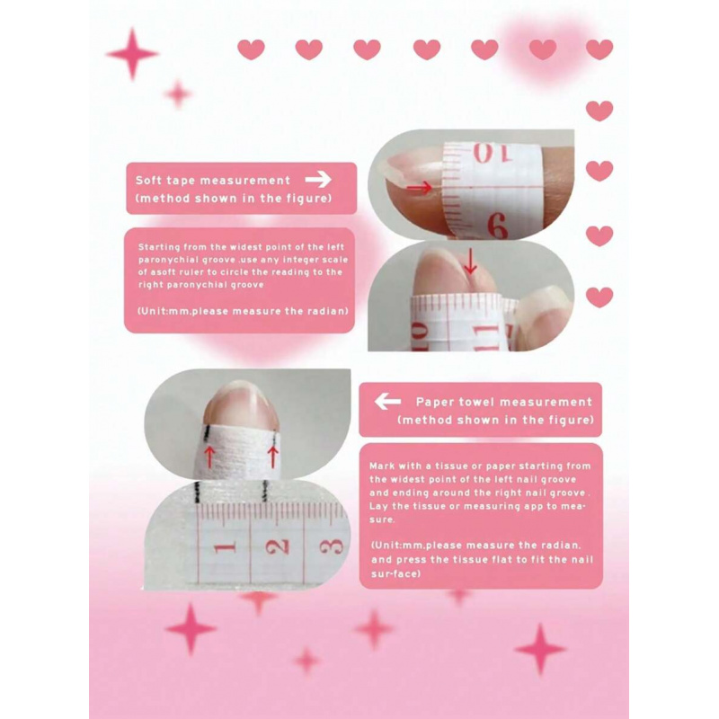 10pcs handmade pink press on n - Nail Art Pink Cat Eye review and price
