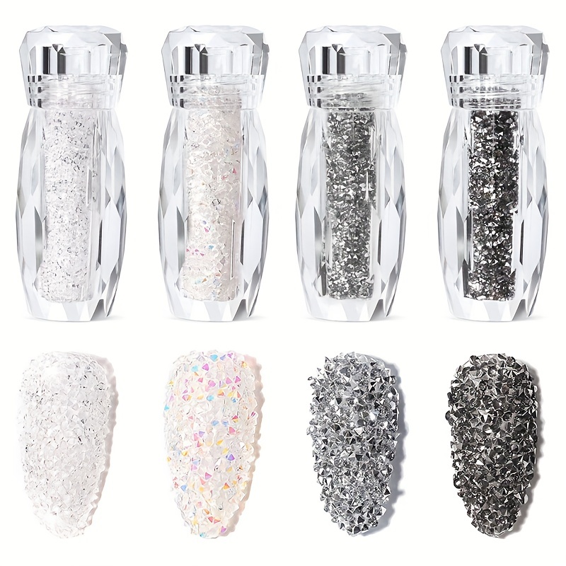 Glitter Caviar Nails Rhineston - Nail Art Xmas review and price