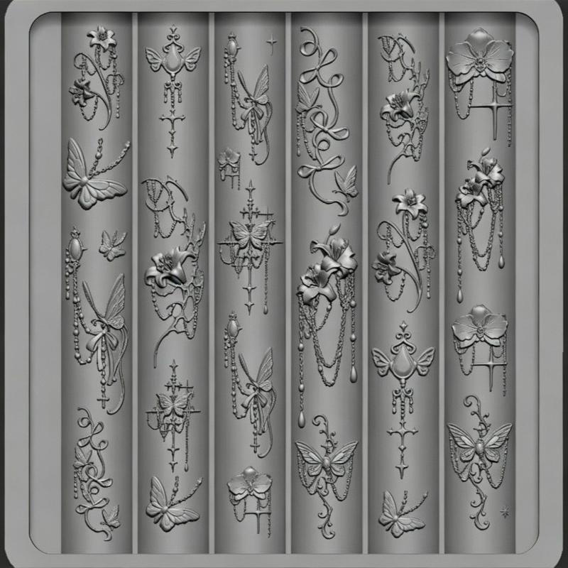 Vintage Baroque Style Nail Art - Nail Art Vintage review and price