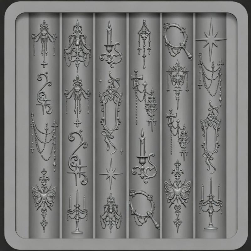 Vintage Baroque Style Nail Art - Nail Art Vintage review and price
