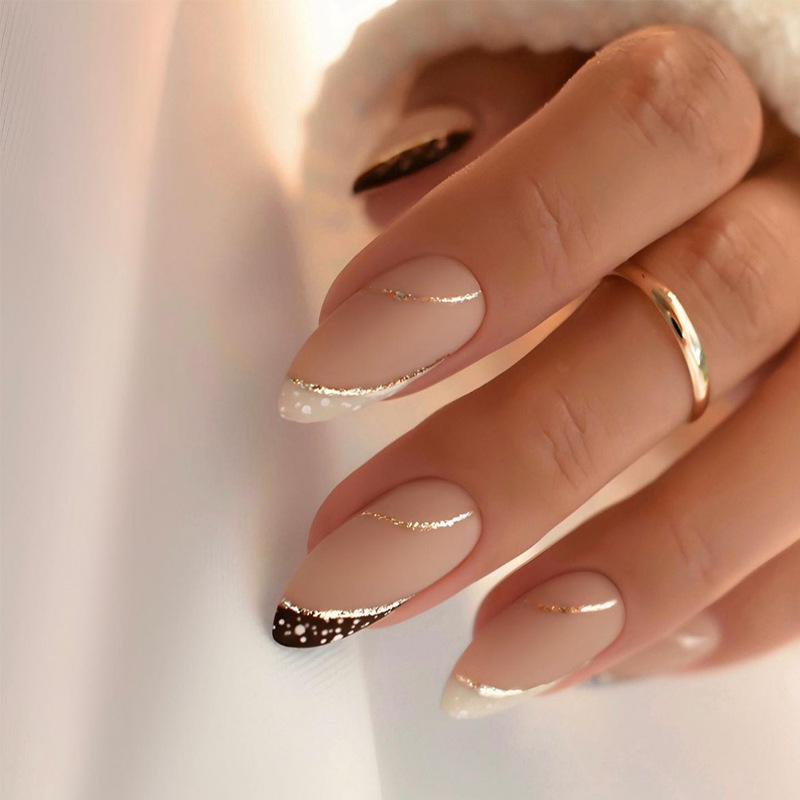 24 pieces French-style wearabl - Nail Art Fake Nails review and price