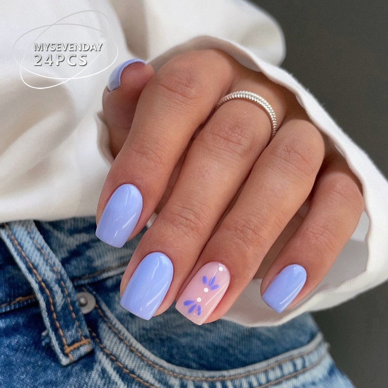 24 pieces French-style wearabl - Nail Art Fake Nails review and price