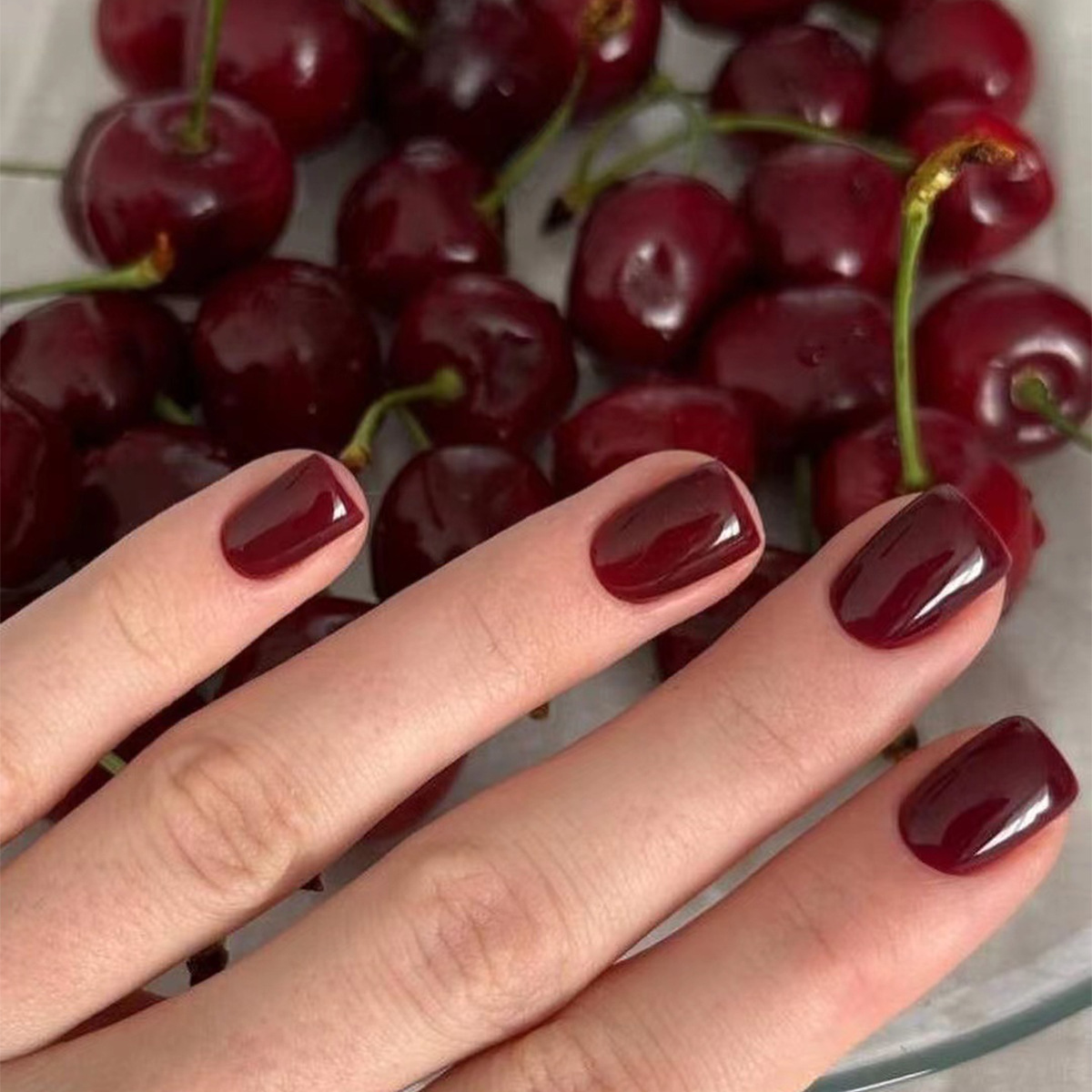 24Pcs Solid Color Press on Nai - Nail Art Fake Nails review and price