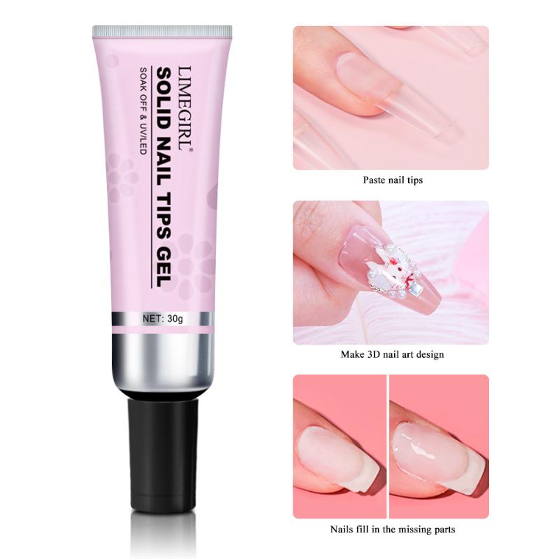 30g Soft Transparent Nail Tips - Nail Art Fake Nails review and price